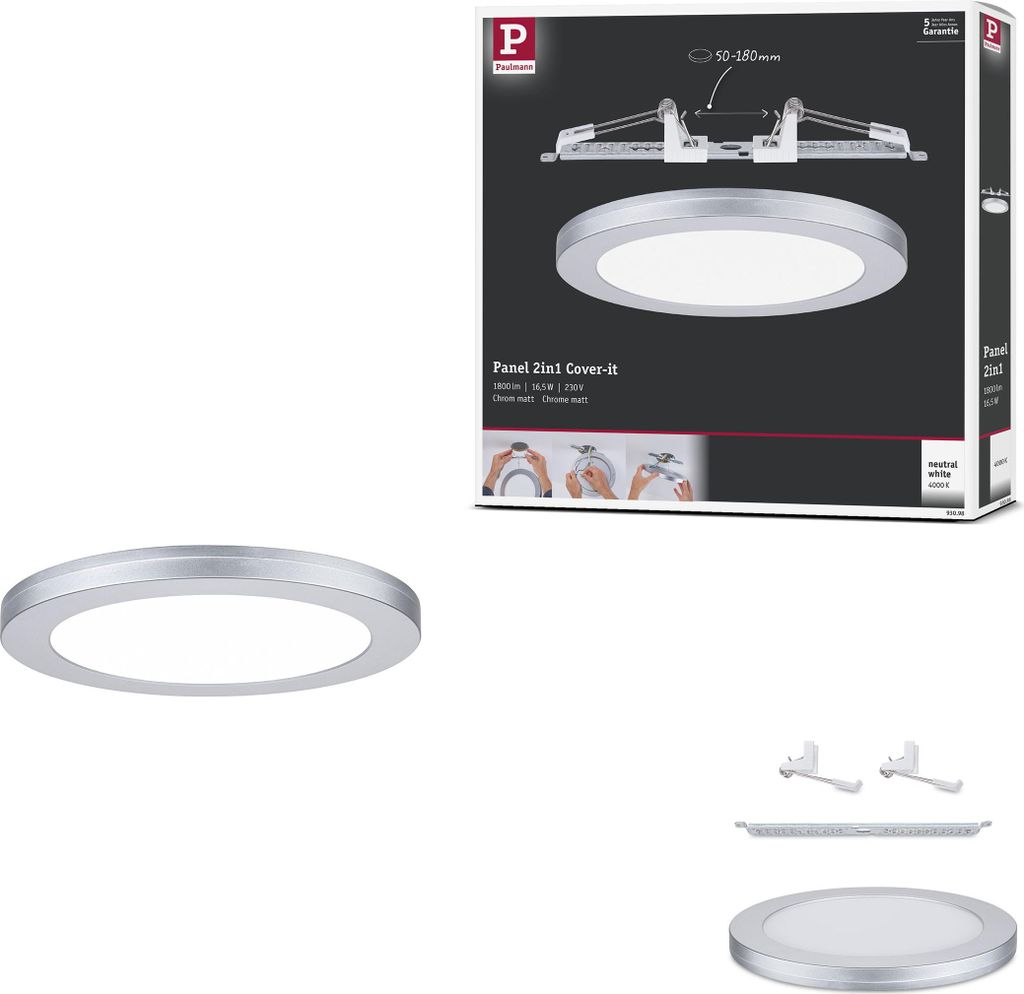 Paulmann LED Einbaupanel 2in1 Cover-it