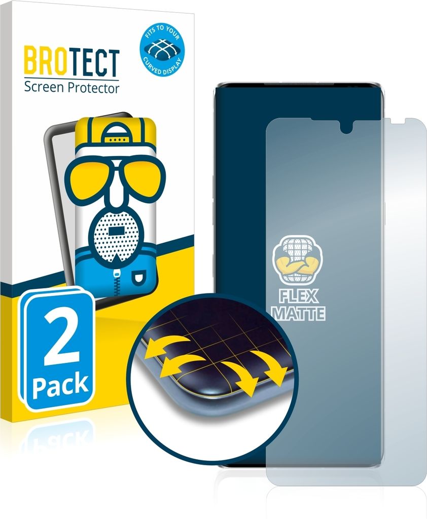 2x BROTECT Fullscreen Schutzfolie für LG Velvet Produktbild 