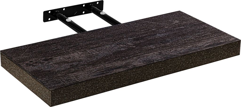 Stilista Nástěnná police Volato, 40 cm, tmavé dřevo Obrázek produktu 