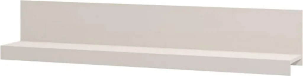 Étagère pour livres et déco 138x20cm Vazzano - Meuble mural salon Blanc