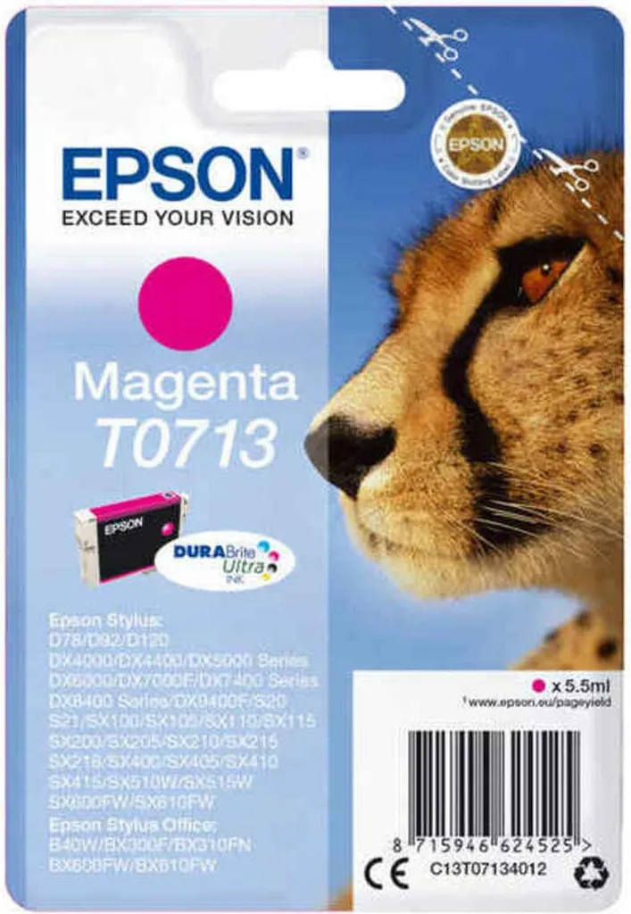 Epson T0713 Magenta Originale C13T07134012 - In Offerta Immediata