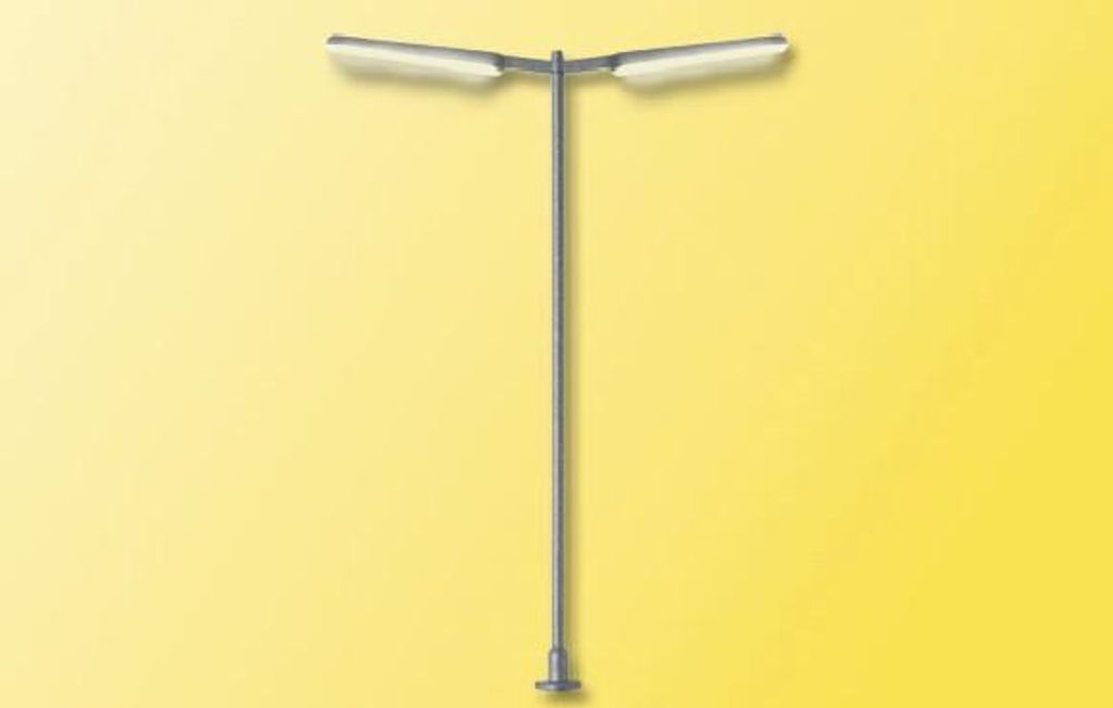 Viessmann H0 Straßenleuchte, doppelt, mit LED