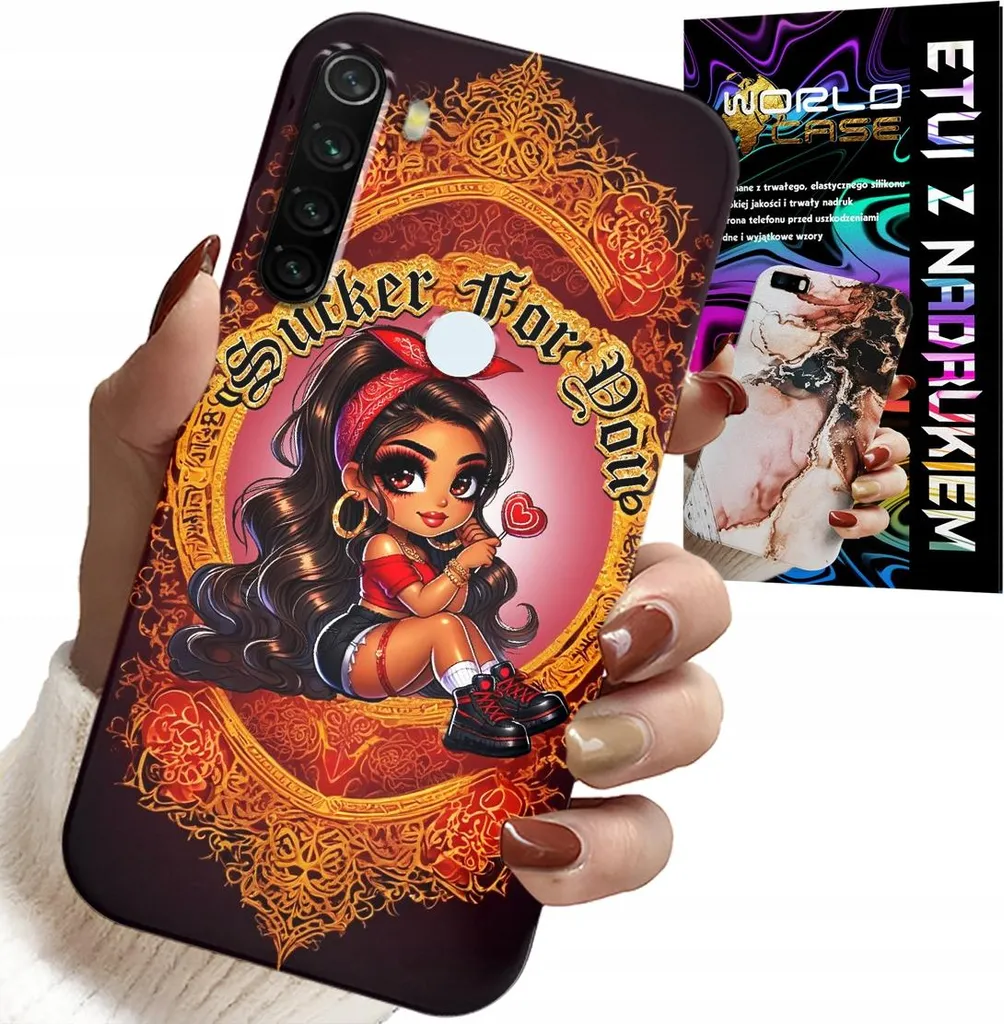 Custodia Xiaomi Note 8T Sucker For You Fashion Doll + Vetro
