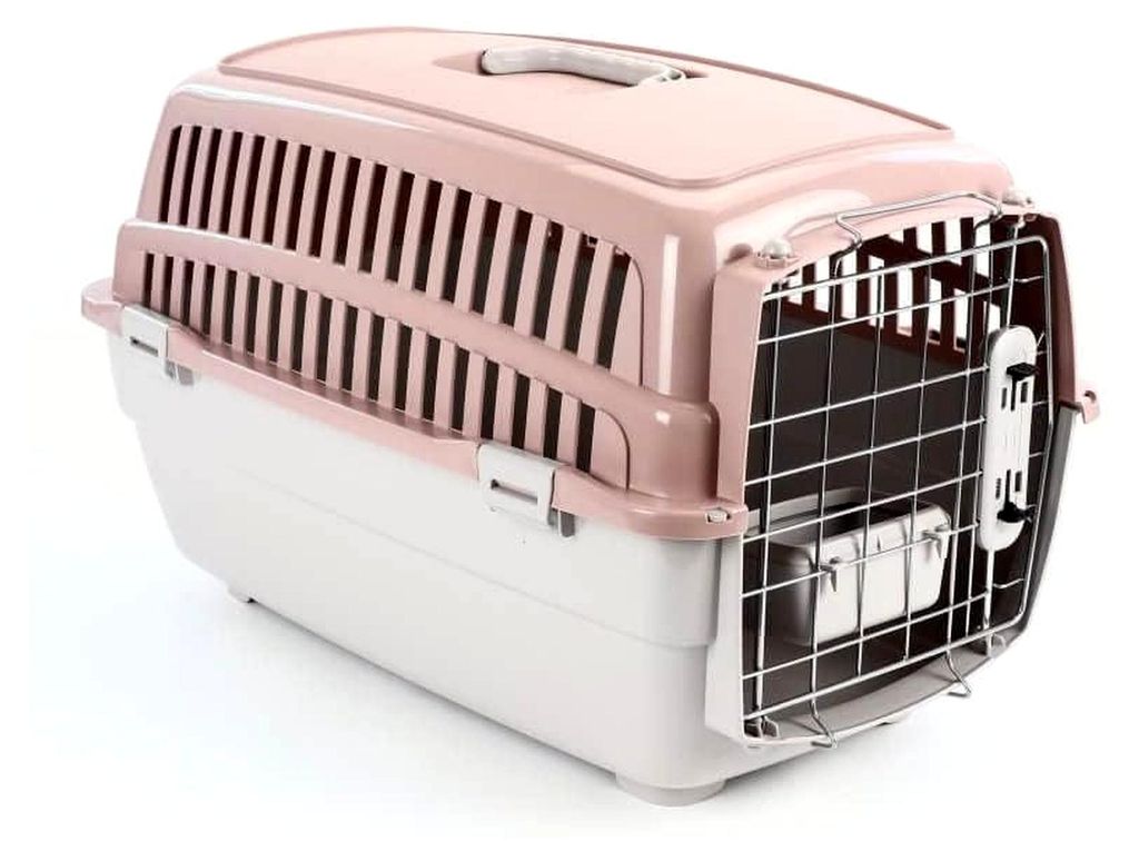 Transportbox IATA für Flugreisen und Autofahrten für Hunde und Katzen Größe M