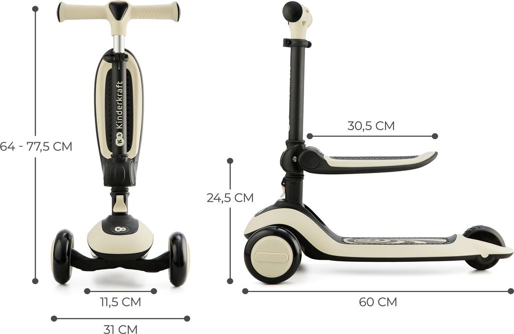 Kinderkraft HALLEY 2in1 - Laufrad & Dreirad Roller - für 1- Produktbild 9