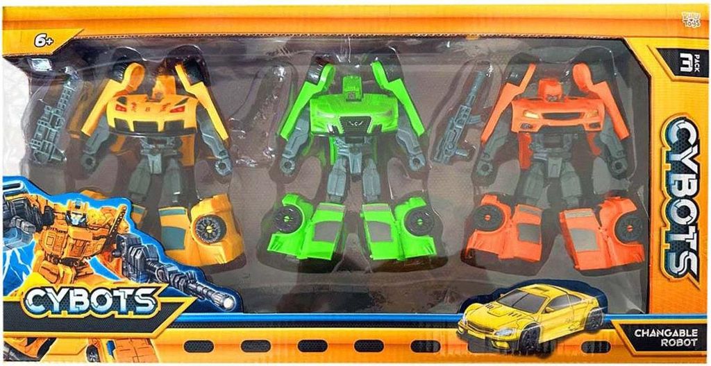 Cybots Triple Transformeer 3-Pack