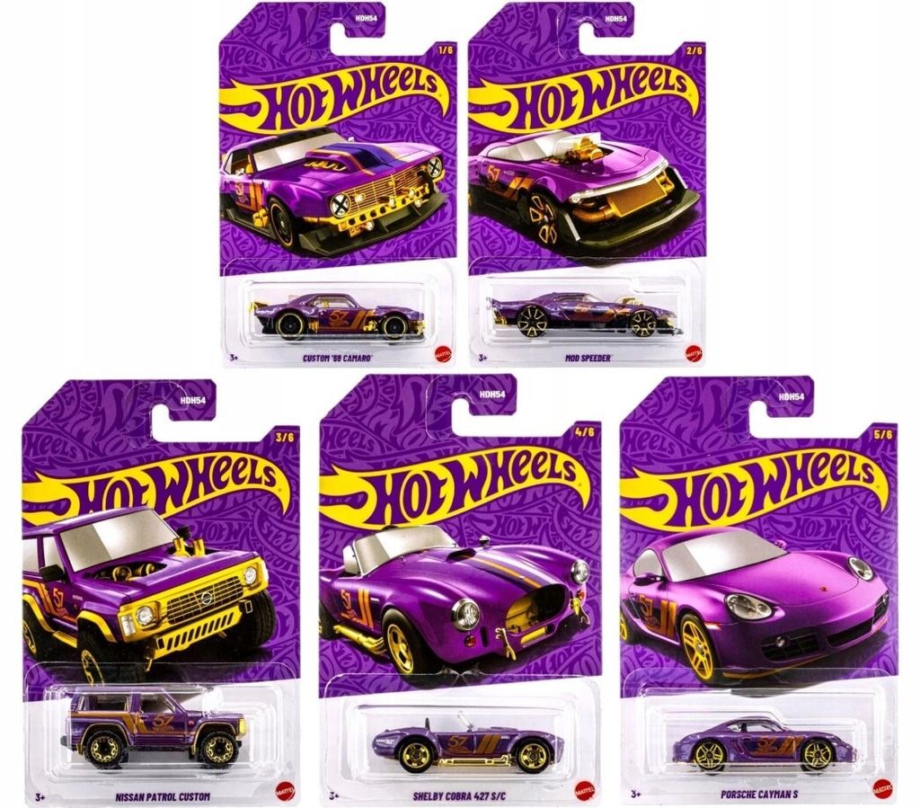 HOT WHEELS Pearl & Chrome 2025 | 5er Set | HDH54-979H | Neu Produktbild 