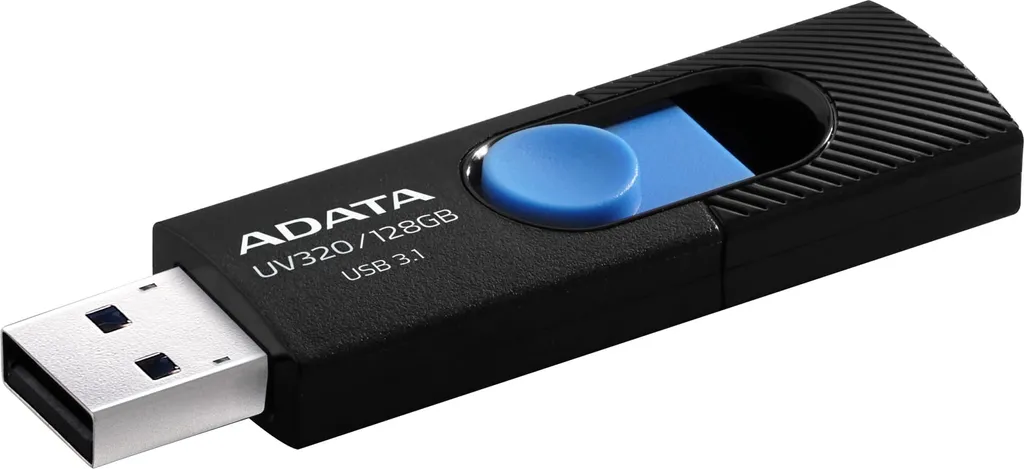 Adata ADATA UV320 Unità flash USB da 128 GB USB Type-A 3.2 Gen 1 (3.1 Gen 1) Nero, Blu