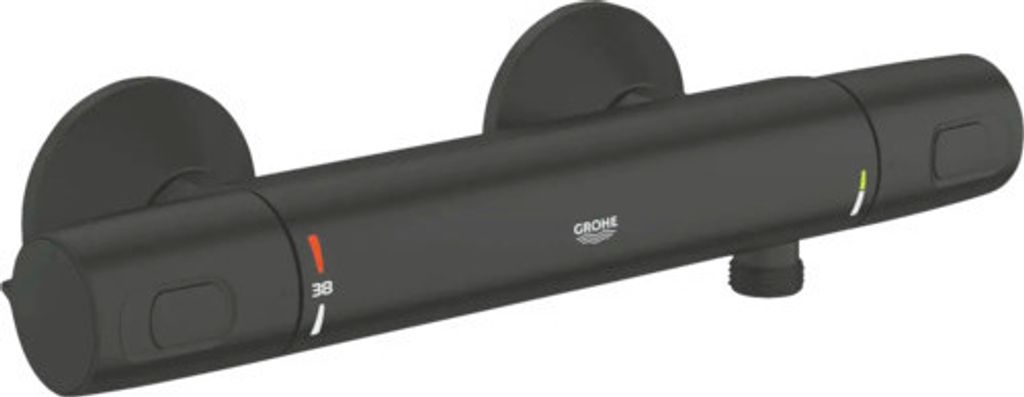 Grohe Precision Trend - Thermostat-Duscharmatur, schwarz matt