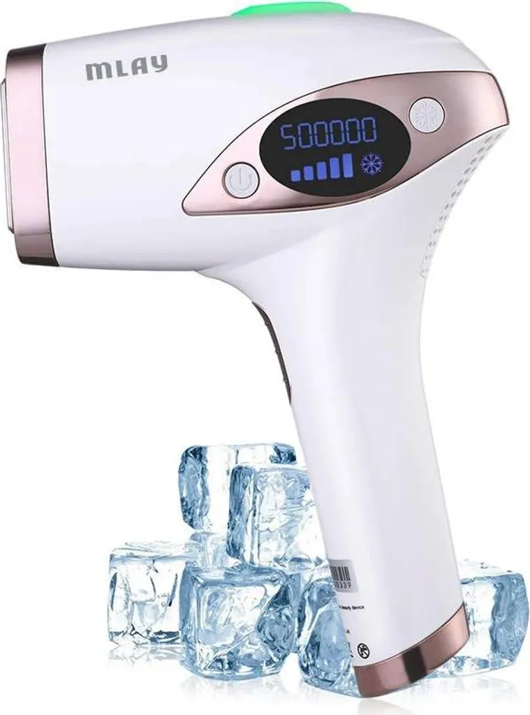 Épilateur laser IPL Mlay T4 avec 500 000 flashs et prise EU