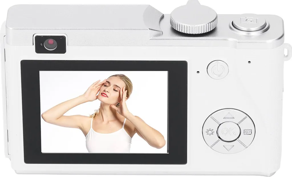 Videocamera 4K 64MP Compatta: Autofocus e Zoom 16x per Fotografia