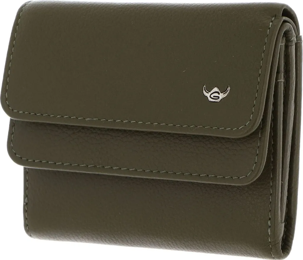 Golden Head Madrid Portafoglio Uomo Oliva RFID Protect - Vera Pelle