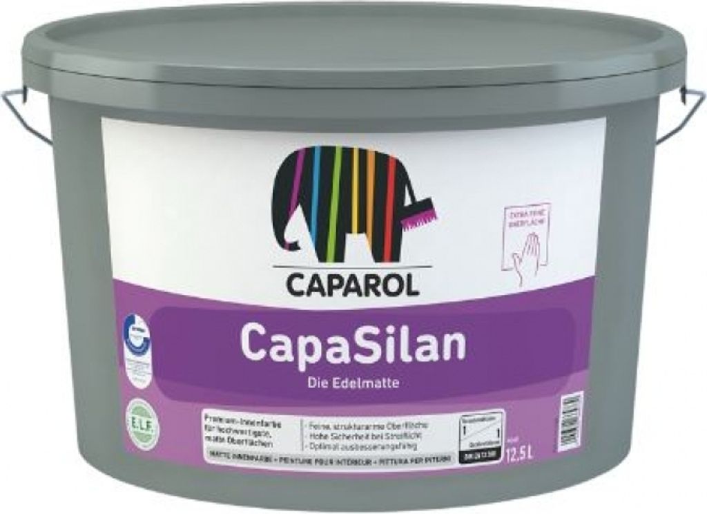 Caparol CapaSilan Siliconharz-Innenfarbe, weiss, 5l Produktbild 