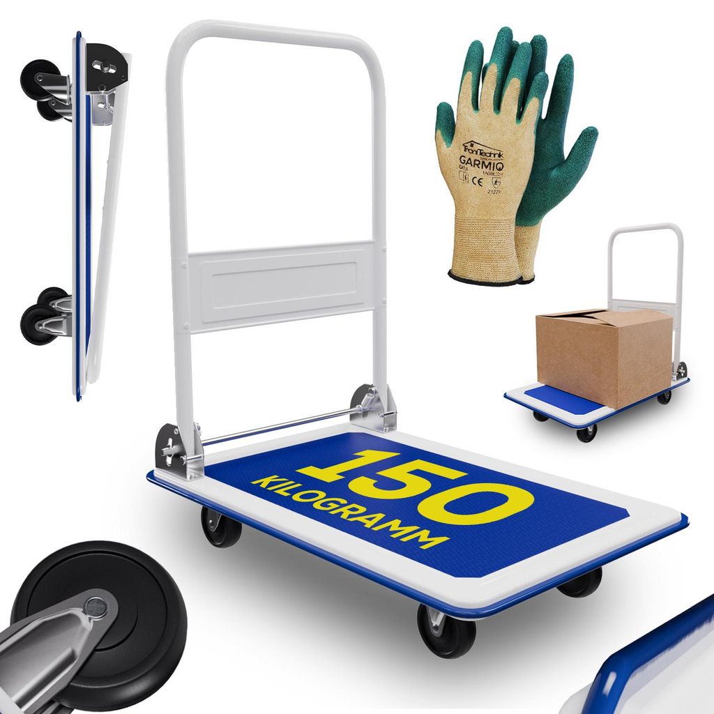 TroniTechnik® Transportwagen Plattformwagen klappbar, 150 Produktbild 