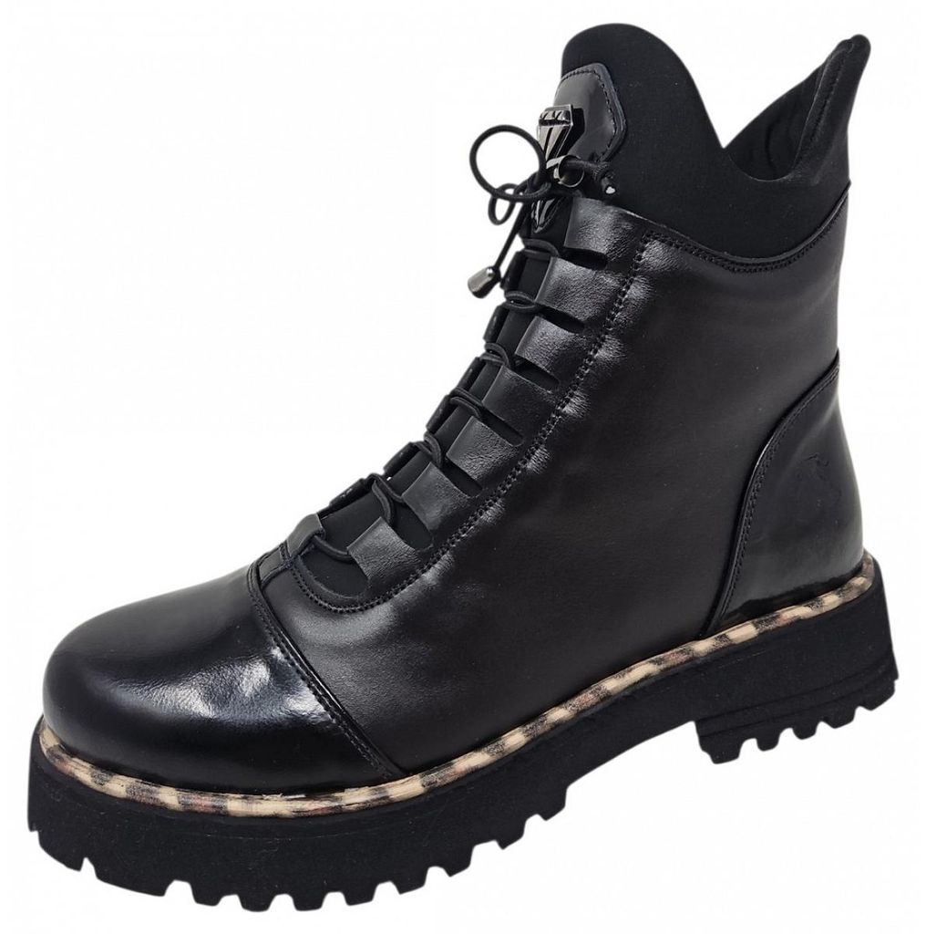 2 GO Bottes à lacets doublées à froid en noir, taille 37 Image du produit 