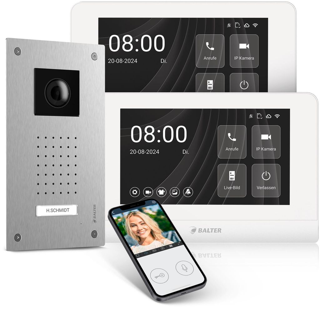 Entri LN Video Türsprechanlage, Video Türklingel mit App, 1 Produktbild 