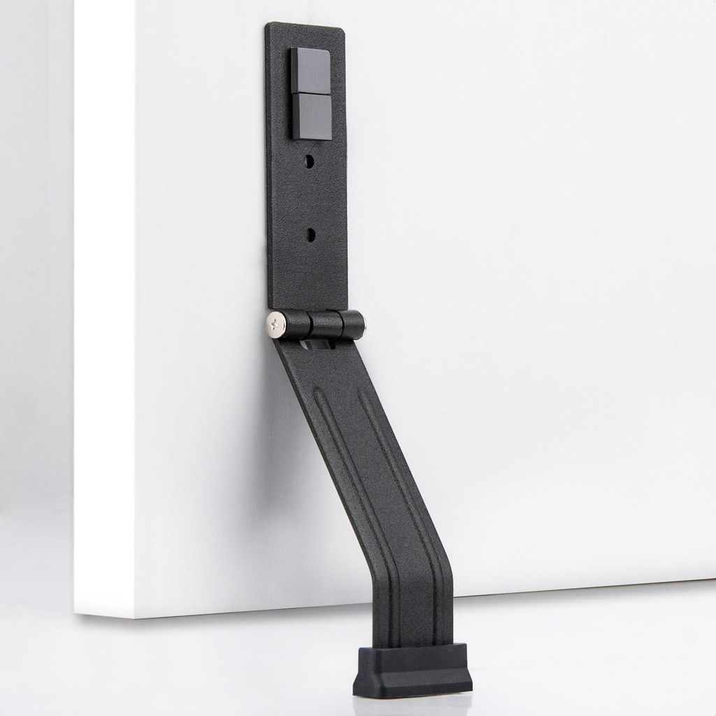 Robuster magnetischer Türstopper mit Gummispitze – zum Anschrauben und Selbstkleben, fußbetätigt, für den Innen- und Außenbereich, Büro, Ga...