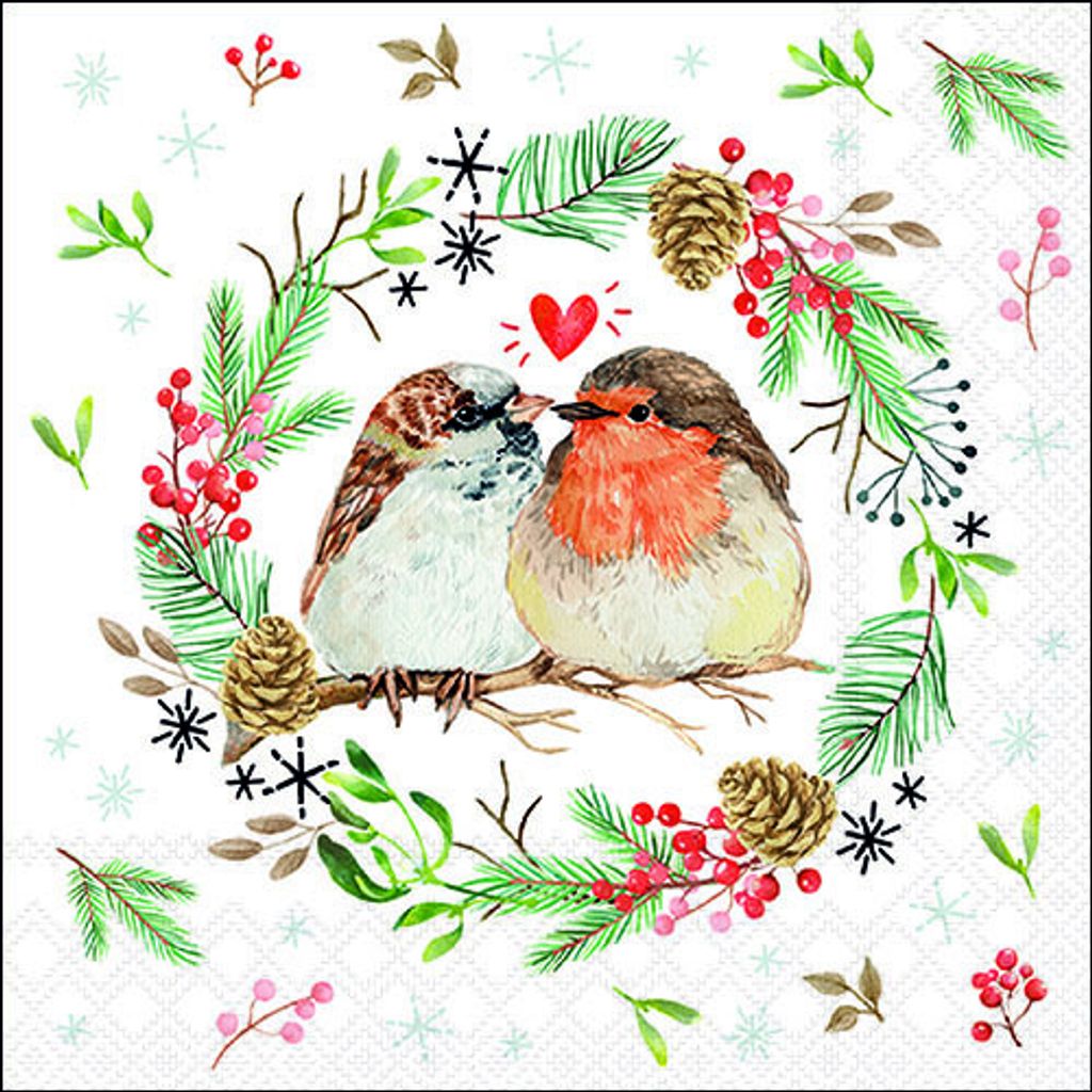 Weihnachten – Servietten Lunch – Napkin Lunch – Format: 33 x 33 cm –