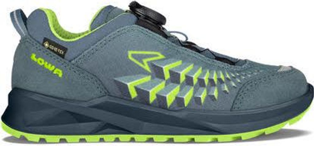 Lowa FERROX GTX LO JR Multifunktionsschuh Wanderschuh Kinder blau grün 23