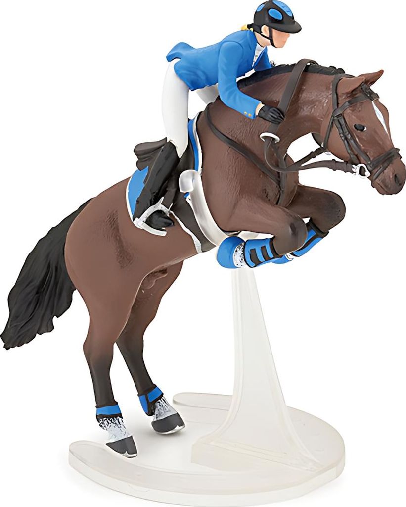 Papo Horses Cavallo da dressage con cavaliere Boy 51561 Immagine del prodotto 
