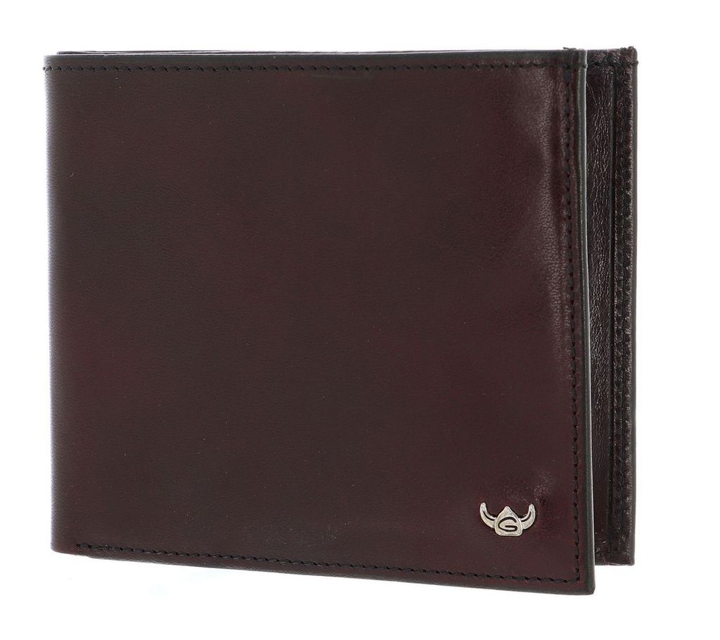Golden Head Colorado Flache Herrengeldbörse Querformat Leder Bordo