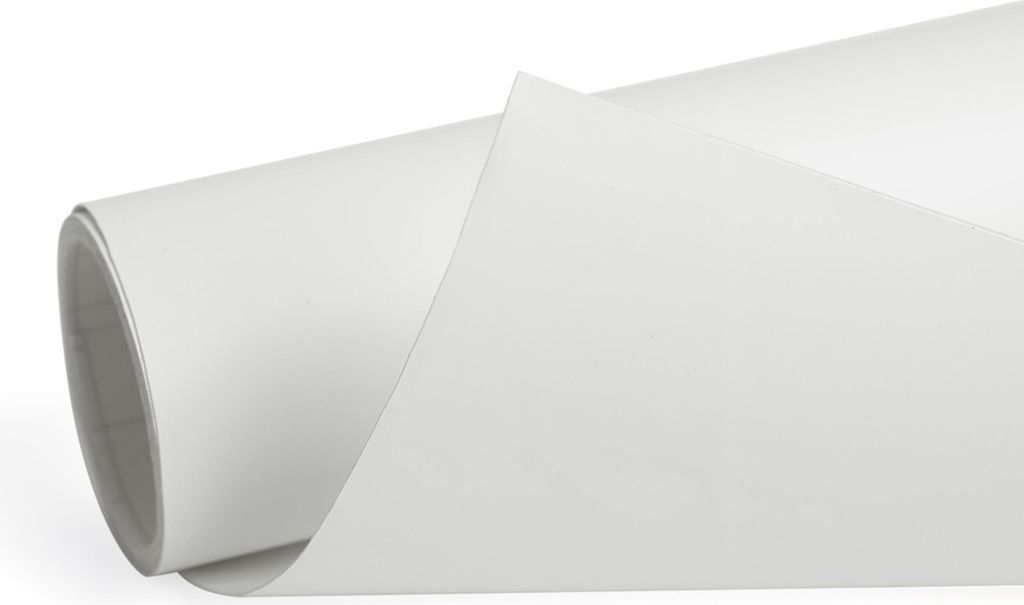 Autofolie Vinyl Folie Aufkleber für Auto Universal Matt Weiß Blasenfrei Selbstklebend DIY-Aufkleber, 152cm x 30cm