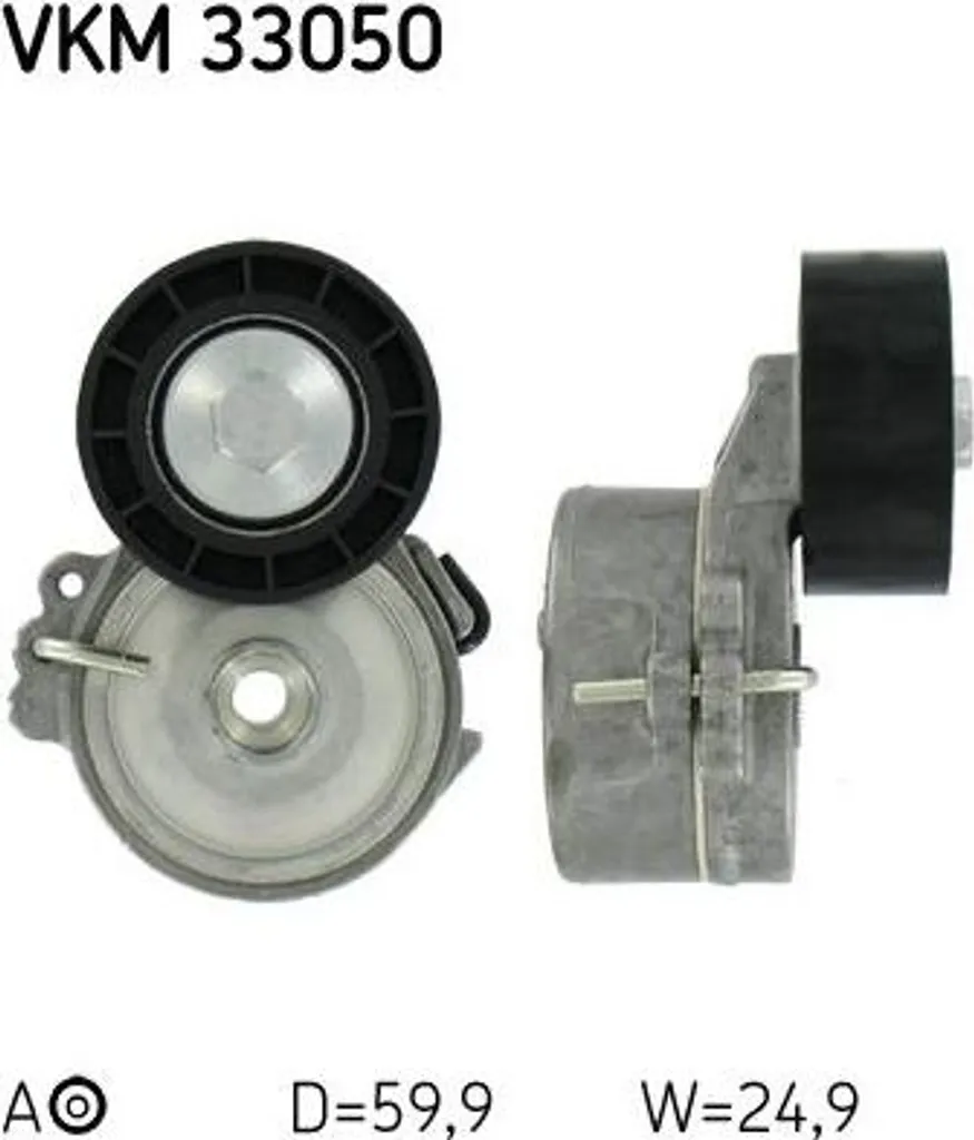 Rouleau tendeur SKF VKM 33050 haute fiabilité pour moteurs 206 Expert