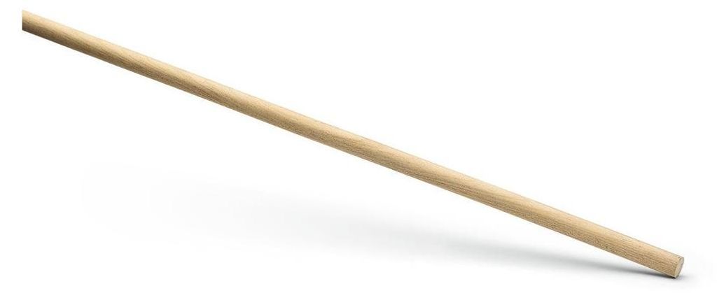 Nölle Profi Brush Hartholz Besenstiel 140 cm, Ø 23,5 mm für Reinigung | 1 Stück