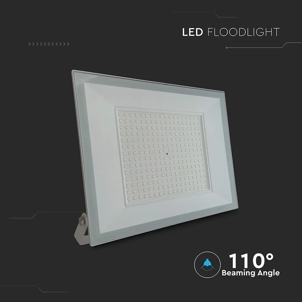 Projecteur Extérieur LED Étanche IP65 Blanc 200W Idéal Grandes Surfaces