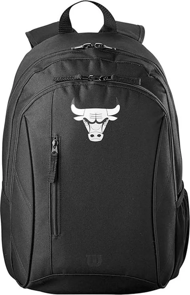 Sac à dos Wilson NBA Chicago Bulls Noir - Modèle Ergonomique et Robuste