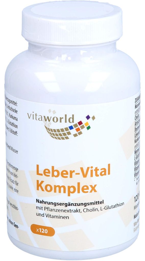 Vitaworld Liver Vitality Complex | 120 capsule | con cardo Immagine del prodotto 