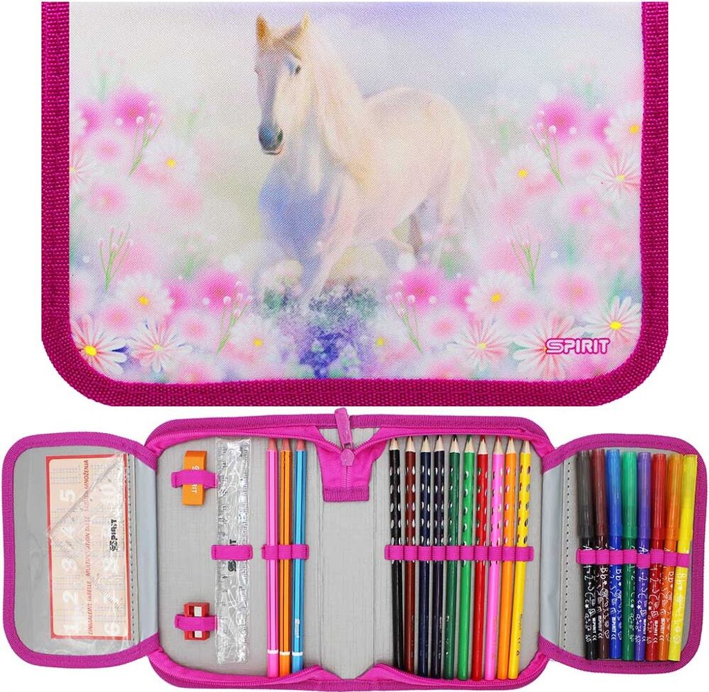 Spirit Schüleretui Horse 28-teilig Produktbild 