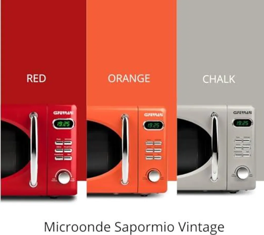 Four à micro-ondes 20L G3 Ferrari Sapormio au design rétro iconique - 2