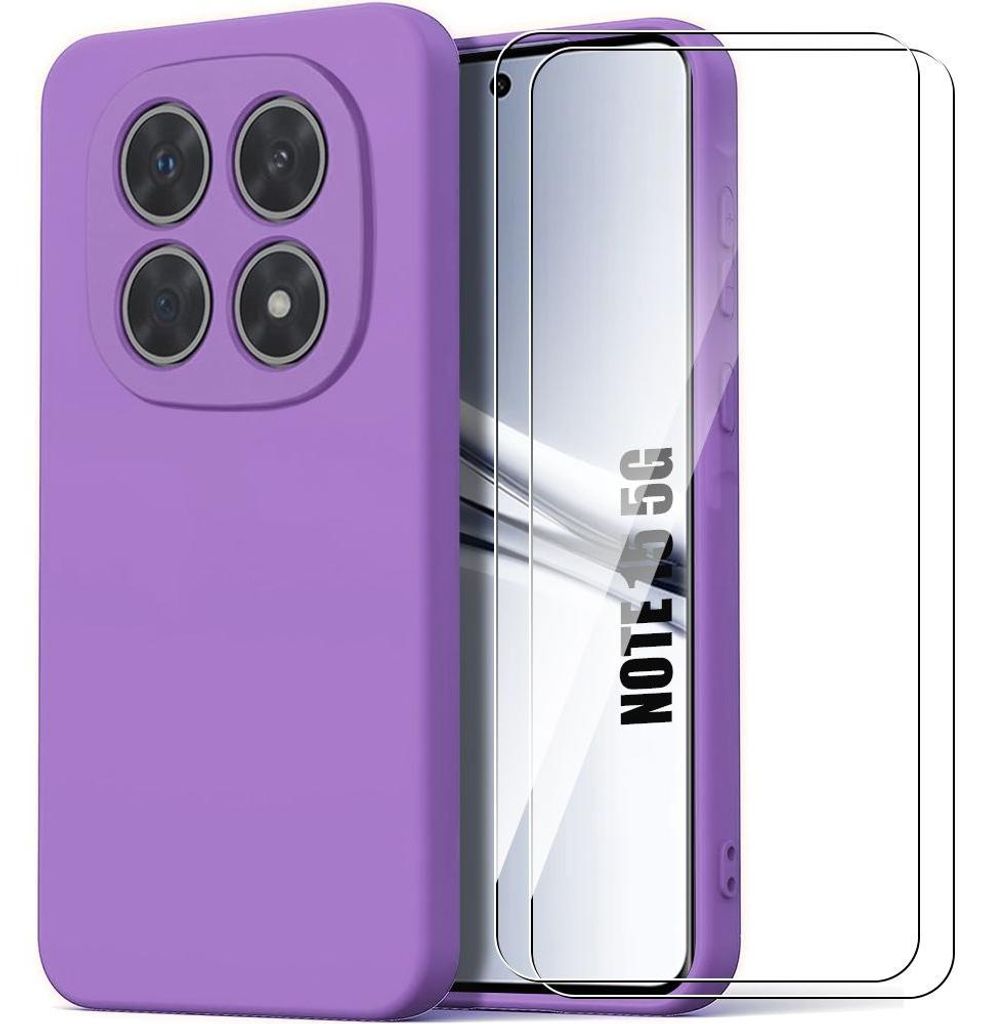 Coque + 2 Verres Trempés pour Xiaomi Redmi Note 15 5G/4G, Image du produit 