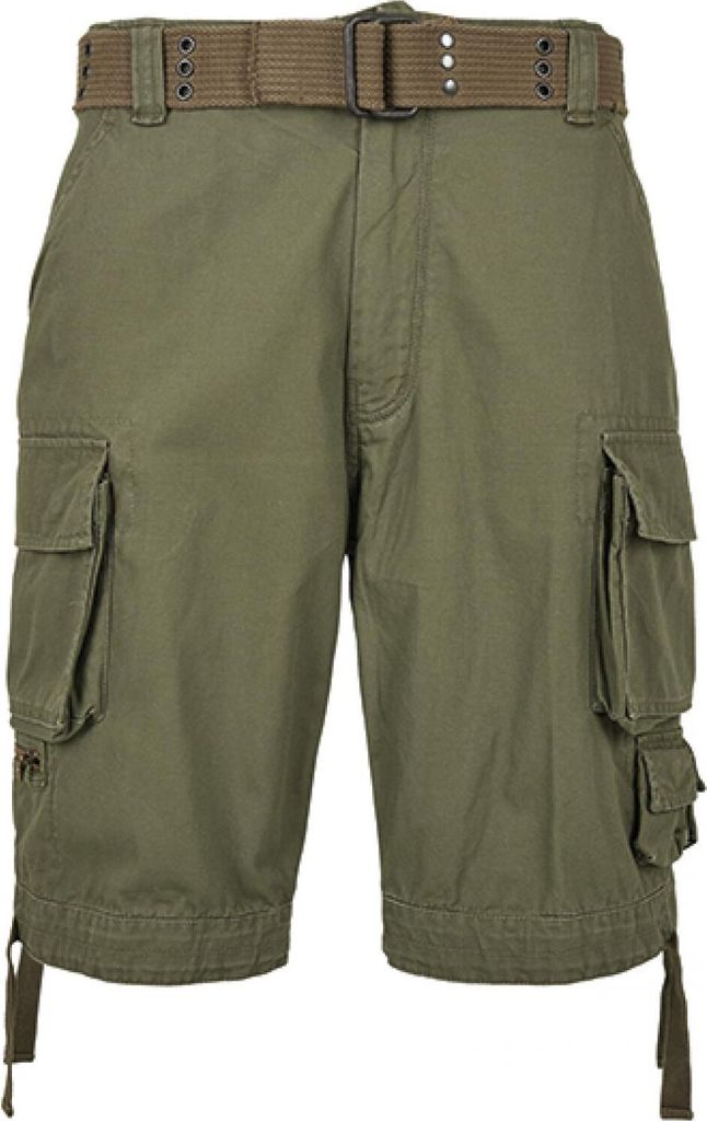 Build Your Brandit 2001 | Herren Cargoshorts,Savage Shorts, Robustes Material - Farbe: Olive - Größe: 5XL