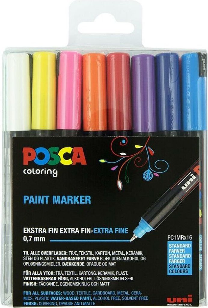 Posca - PC1MR - Pero s extra jemným hrotem - základní Obrázek produktu 