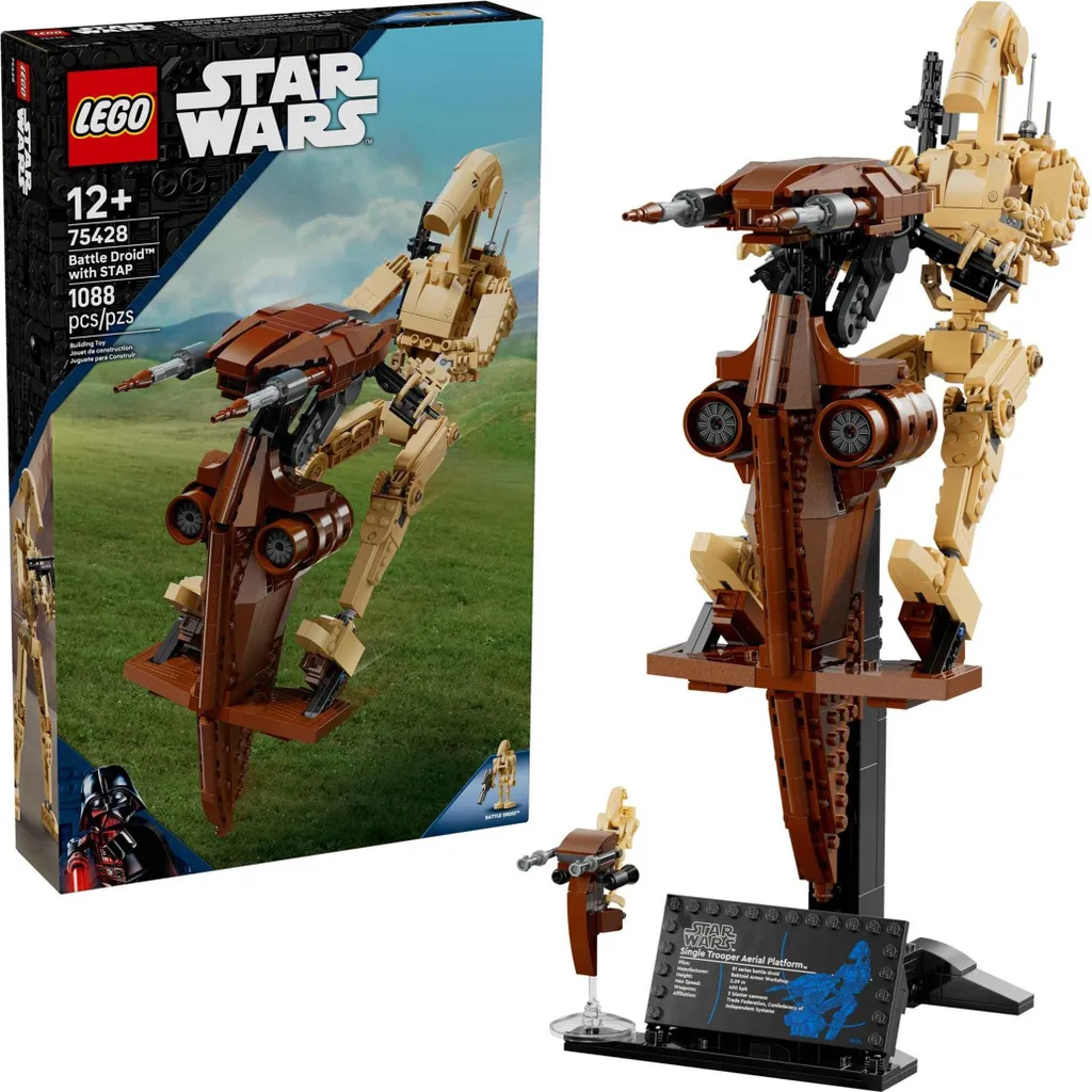 Lego Star Wars 75428 Battle Droid avec STAP Pack de Combat Complet