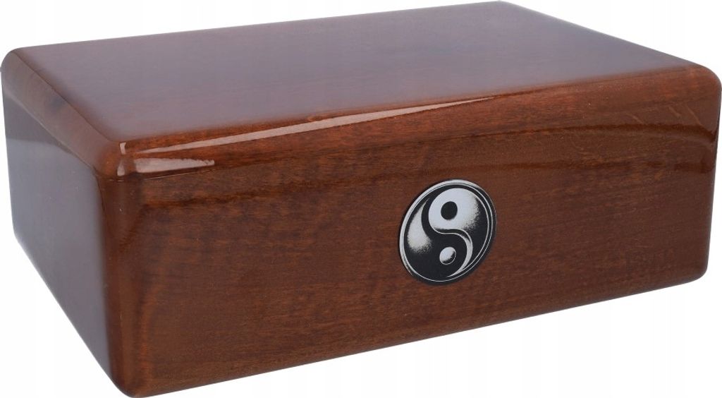 Exklusive Yin-Yang-Urne Aus Holz