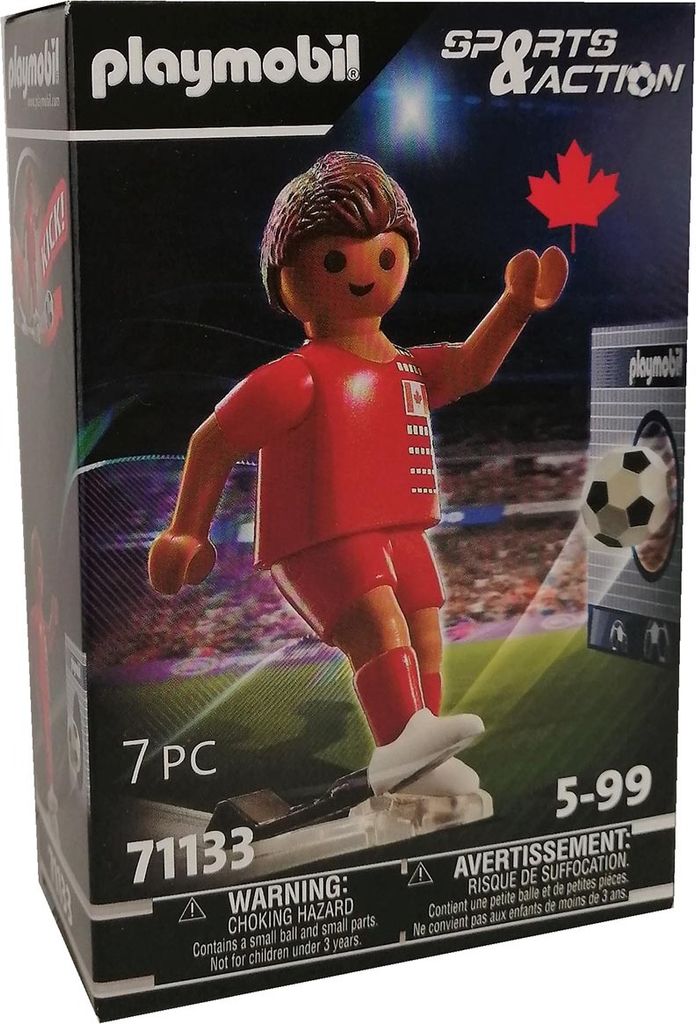 PLAYMOBIL 71133 Giocatore di calcio sportivo e d'azione 7,5 Immagine del prodotto 