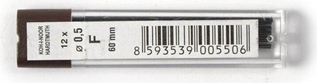 KOH Druckbleistift Minen Gradation 0,5 mm x 60 mm F