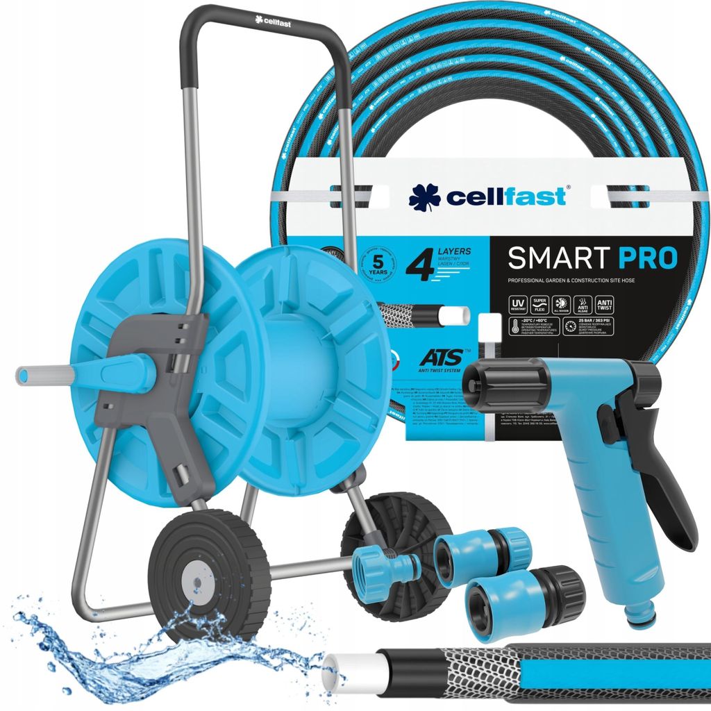 CELLFAST SMART PRO ATS, 30 m, Nadzemný, Modrá, Čierna, 27 Obrázok produktu 