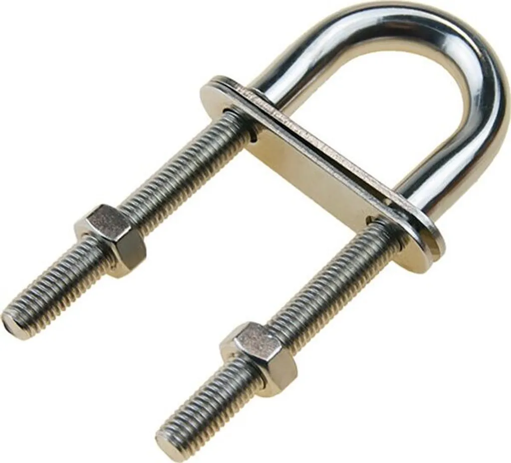Bullone a U Goldenship in acciaio inox argento 5 mm argento 5 mm