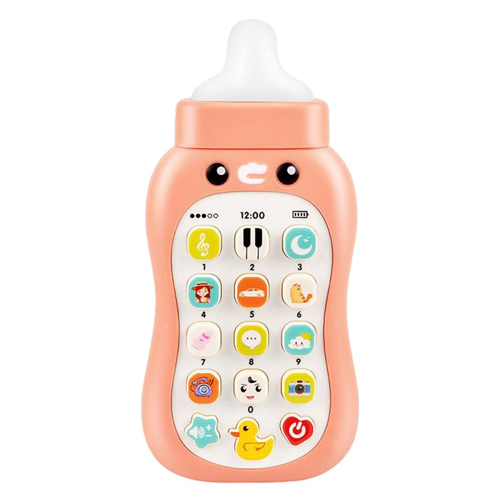 Kid Musik Telefon Spielzeug Mädchen Kleinkind Leuchten Sie Mobile Lernspielzeug 