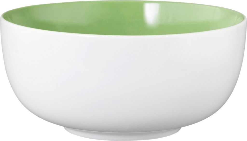 Müslischale - Grün - Weiß - Ø 15 cm - Porzellan