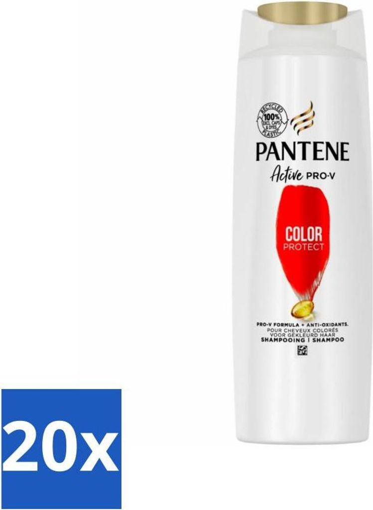 Pantene - Shampoo - Color Protect Volume - Farberhaltung und Volumen - Für coloriertes Haar - 225 ml - Vorteilspack - 20 Stücke