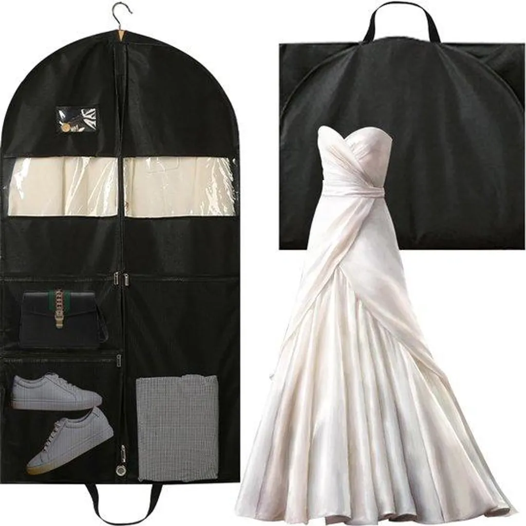 Sac de voyage 152 cm XL portable noir avec fermeture éclair fluide