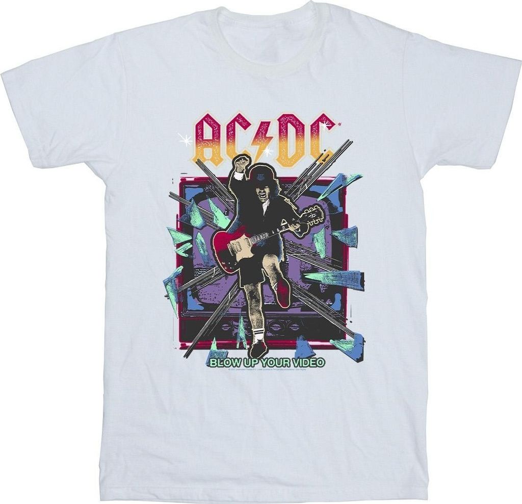 ACDC - "Blow Up Your Video" T-Shirt für Herren BI7567 (4XL) (Weiß)