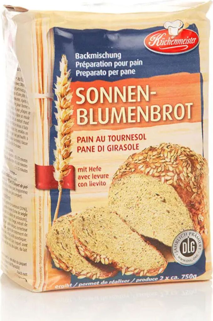 Friesinger Mühle Küchenmeister Sonnenblumen Brot Produktbild 
