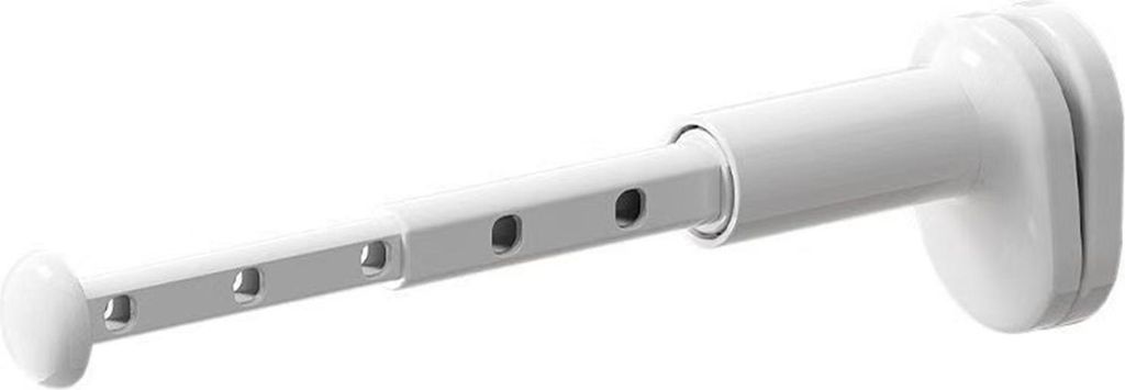 1/2-teiliger einziehbarer Wäscheständer, starke Tragfähigkeit, einfache Installation, faltbarer Kleiderbügel, ausziehbare Wäschestange