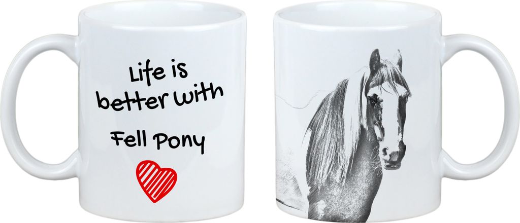 Fellpony - Tasse mit Pferd, Tasse mit Bild, personalisiertes Geschenk der Marke Art-Dog